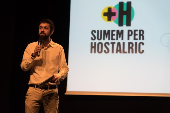 Presentació del projecte de Sumem per Hostalric i del candidat a l’alcaldia, Nil Papiol.